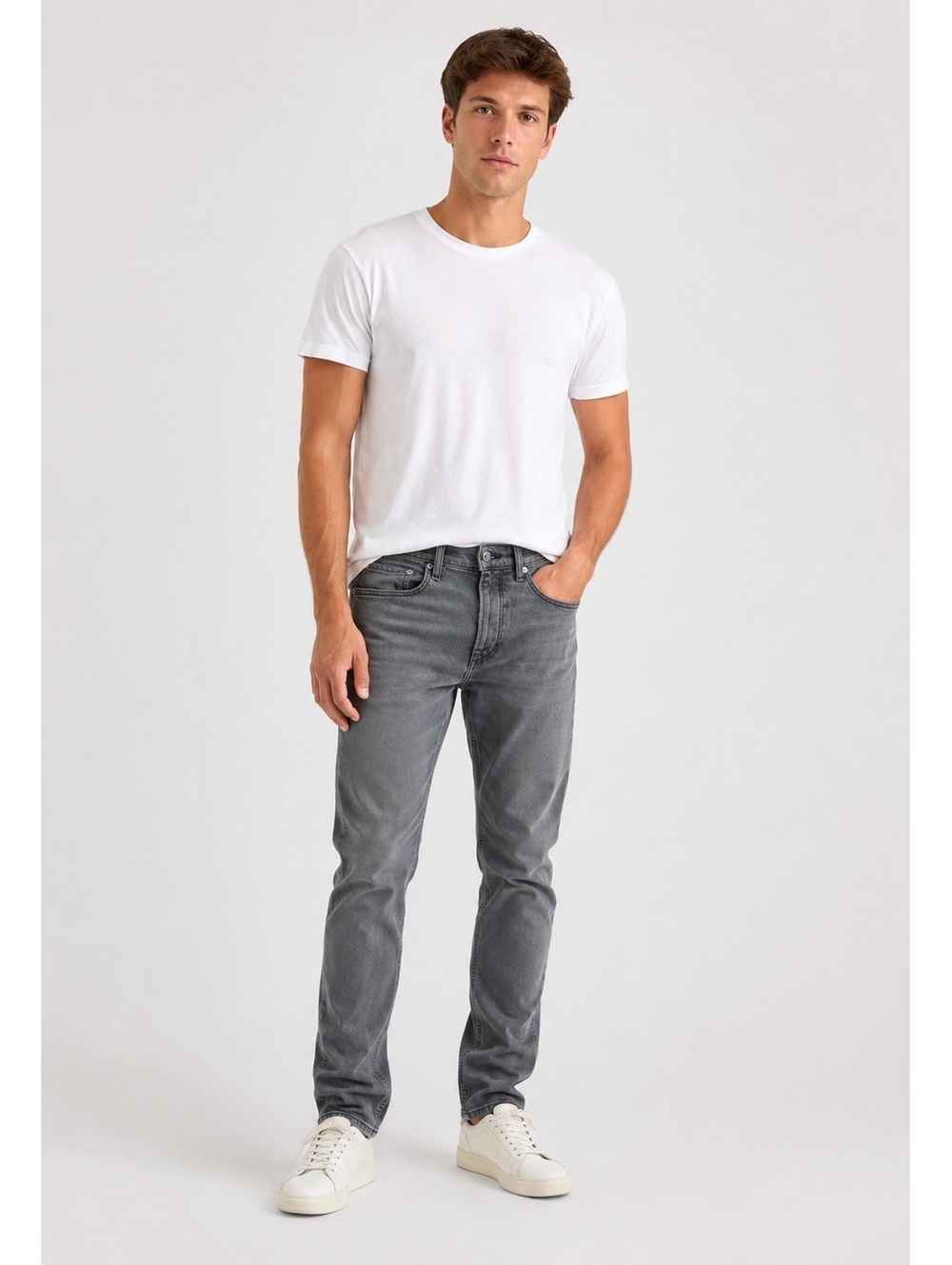 Rag & Bone Fit 2 Slim Jeans Men’s 32 Greyson Gray Stretch Button Fly